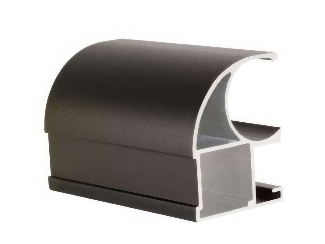 Профиль вертикальный открытый Tandem Standart Коньяк матовый