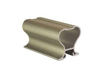 Профиль вертикальный закрытый Tandem Standart Шампань глянцевый