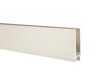 Профиль горизонтальный нижний Tandem Standart Белый муар