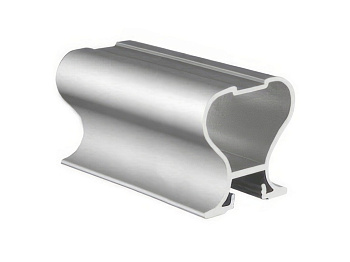 Профиль вертикальный закрытый Tandem Standart Серебро матовый