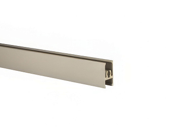 Профиль горизонтальный средний (под винт) Tandem Standart Серебро глянцевый