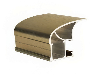 Профиль вертикальный широкий Tandem Standart Золото браш