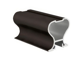 Профиль вертикальный закрытый Tandem Standart Коньяк матовый