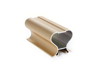 Профиль вертикальный закрытый Tandem Standart Золото глянцевый