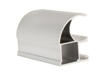 Профиль вертикальный открытый Tandem Standart Белый муар