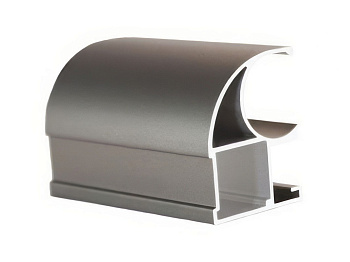 Профиль вертикальный открытый Tandem Standart Шампань матовый