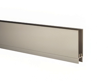 Профиль горизонтальный нижний Tandem Standart Серебро глянцевый
