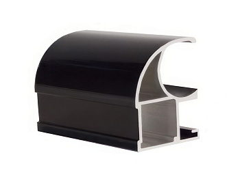 Профиль вертикальный открытый Tandem Standart Венге глянцевый