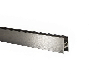 Профиль горизонтальный средний (под винт) Tandem Standart Серебро браш