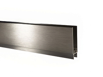 Профиль горизонтальный нижний Tandem Standart Серебро браш