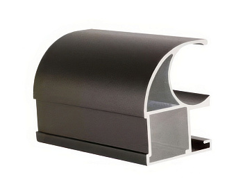 Профиль вертикальный открытый Tandem Standart Коньяк матовый