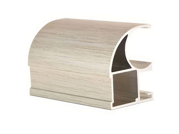 Профиль вертикальный открытый Tandem Standart Дуб светлый