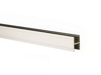 Профиль горизонтальный средний (без винта) Tandem Standart Белый тач / Белоснежный