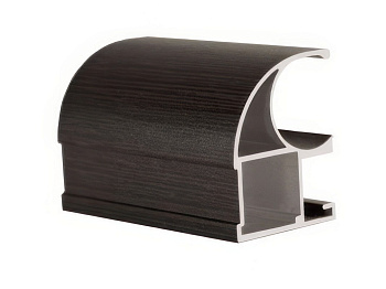 Профиль вертикальный открытый Tandem Standart Венге матовый