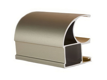 Профиль вертикальный открытый Tandem Standart Золото матовый